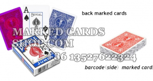 infrared ink marked decks of cards